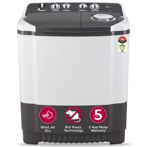 8. LG 7 Kg Semi-Automatic Top Loading Washing Machine (P7020NGAZ)
