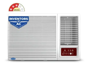 5. Carrier 1.5 Ton 3 Star Fixed Speed Window AC